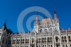 Hungary Parliament in Budapest.