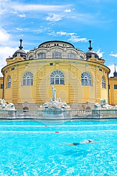 Hungary: Szechenyi bath spa in Budapest.