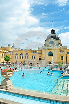 Hungary: Szechenyi bath spa in Budapest.