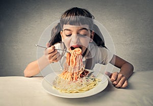 Hunger for pasta photo