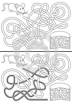 Hungry mouse maze