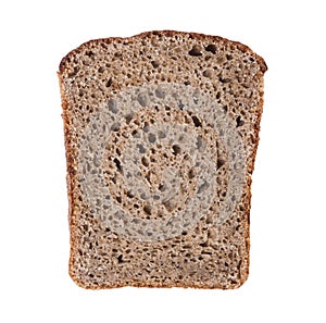 A hunk of black bread