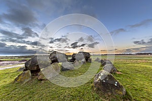 Hunnish megalithic Dolmen structure