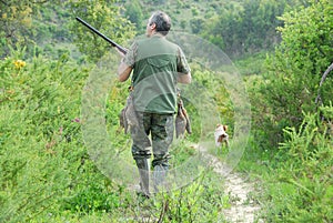 Hunter and his dog