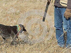 Hunter and his dog