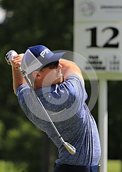 Hunter Mahan leading off