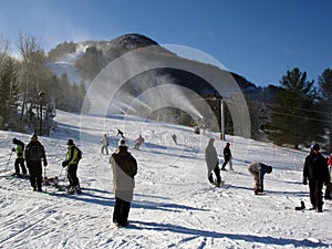 Hunter Mountain ski resort, NY