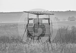 Hunter’s Lookout Tower in Monochrome