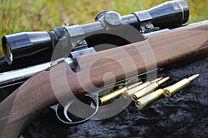 Hunters rifle photo