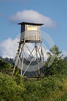 Hunting or birdwatching tower