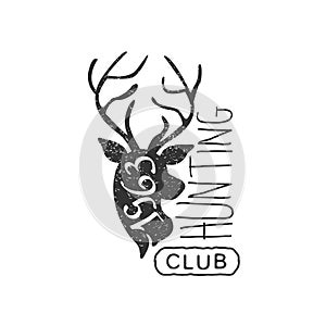 Hunting Club Vintage Emblem
