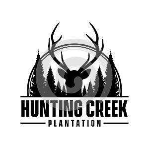 Hunting Creek plantation illustration vector photo