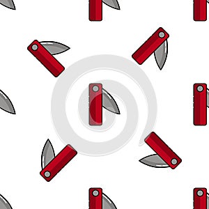 Hunting flat icon pattern