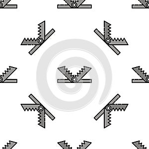 Hunting flat icon pattern