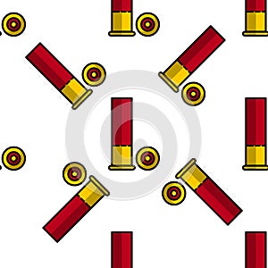 Hunting flat icon pattern