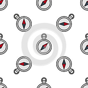 Hunting flat icon pattern