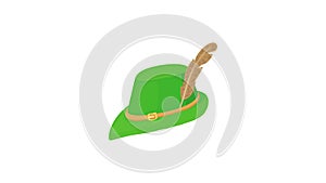 Hunting hat icon animation