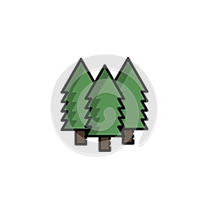 Hunting icon. Forest