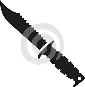 Hunting knife survival photo