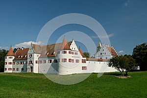 Hunting lodge Grünau in the floodplain forests before Neuburg