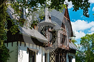 Hunting lodge (palac mysliwski) in Promnice, Kobior, Silesia, Poland. photo