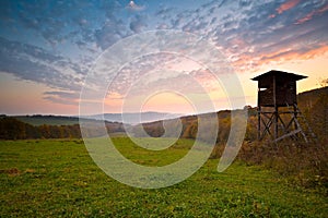 Hunting lookout, Slovakia.