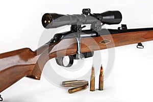 The hunting rifle, calibre 308win photo