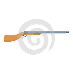 Hunting rifle icon, cartoon style