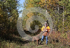 Hunting ruffed grouse photo