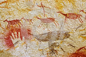 Hunting Scene, Hands Cave, Patagonia, Argentina