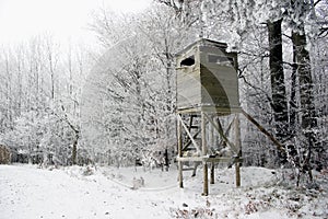 Hunting Tower in Winter