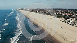 Huntington Beach, California, Amazing Landscape, Pacific Coast, Aerial View