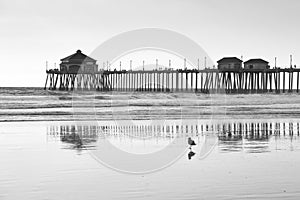 Huntington Beach Pier Afternoon Reflections