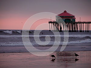 Huntington Beach Pier Sunset