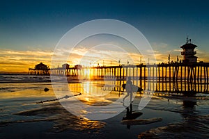 Huntington beach sunset