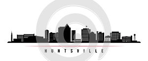 Huntsville skyline horizontal banner.