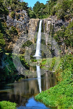 Hunua falls in the Waharau Regional Park area,Auckland,new zealand