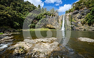 Hunua falls in the Waharau Regional Park area,Auckland,new zealand-6