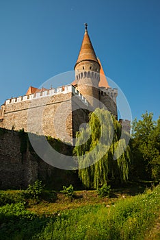 The Hunyad Castle. Medieval Gothic-Renaissance castle in Hunedoara,Transylvania. Castelul Huniazilor or Castelul Corvinestilor,