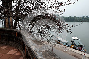 Huong river view from Thien Mu pagoda