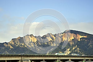 Huoyan-Shan (flame) mountain (Taiwan landscape ). photo