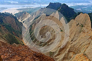 Huoyanshan Nature Reserve, Beautiful landscape at Miaoli Sanyi,