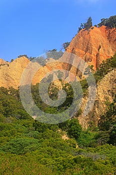 Huoyanshan Nature Reserve, Beautiful landscape at Miaoli Sanyi,