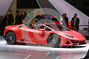 68. IAA Frankfurt 2019 -  Lamborghini HuracÃÂ¡n Evo Spyder