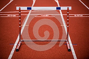 Hurdle  on race track