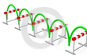 The hurdling process