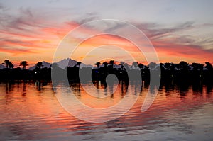 Hurgada At Sunset, Egypt.