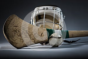 Hurling Equipment in Studio