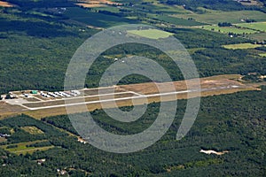 Huronia Airport, Ontario aerial