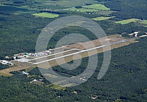 Huronia Airport, Ontario aerial